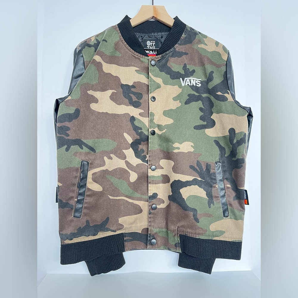 Vans Camouflage and Black Varsity Jacket - Picture 2 of 12